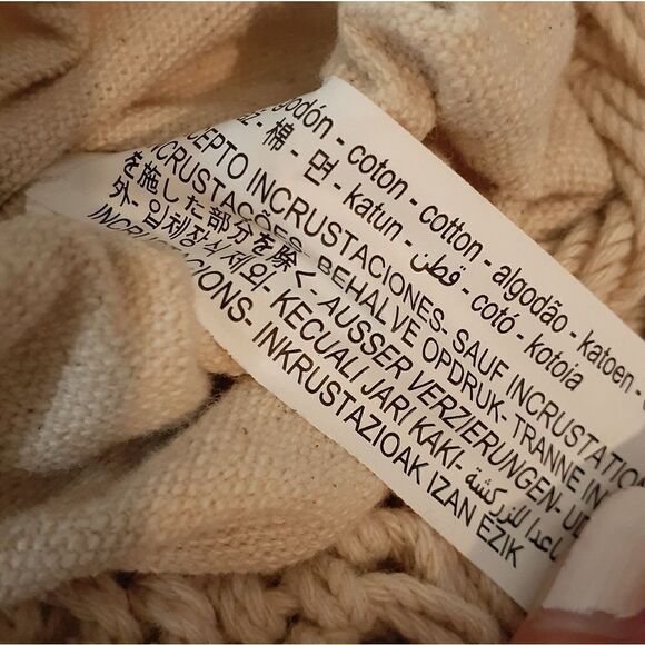 Zara Woven Macrame Bucket Bag - Picture 14 of 14